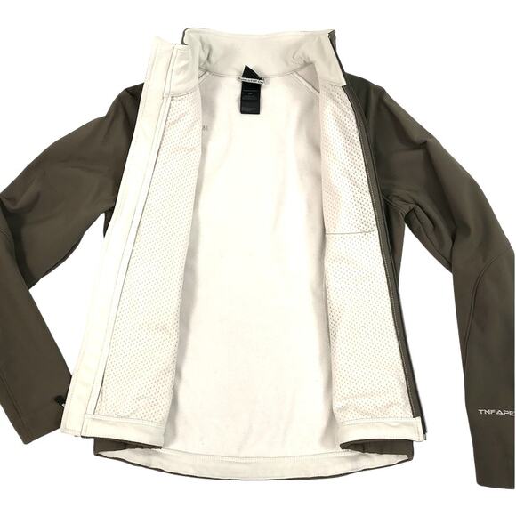 THE NORTH FACE Apex Bionic Full Zip Jacket Women S Brown Softshell Fleece Lined - Picture 6 of 14